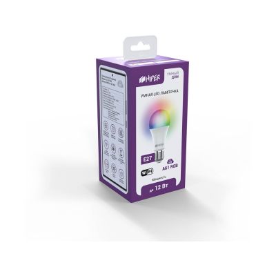Умная лампочка HIPER IoT A61 RGB-2