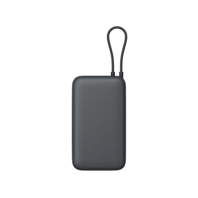 Внешний аккумулятор с встроенным кабелем Xiaomi Power Bank 20000mAh (Integrated Cable) GL Dark Gray-3