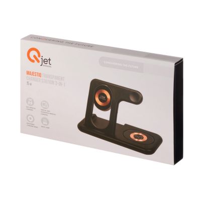 Беспроводная зарядная станция 3-в-1 MajestIQ, 15 Вт-13