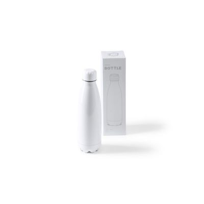 Термобутылка с двойными стенками для сублимации, 500 мл, белый-1