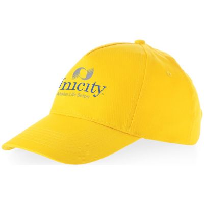 Бейсболка Memphis 5-ти панельная, желтый-8