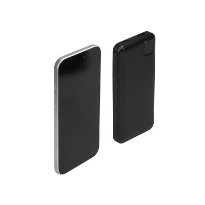 Внешний аккумулятор со встроенными кабелями Фрэйм, 10000мач, черный-1