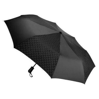 Зонт-полуавтомат складной Marvy с проявляющимся рисунком, черный-2