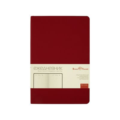 Ежедневник недатированный А5 Megapolis Color Flex New, бордовый-1