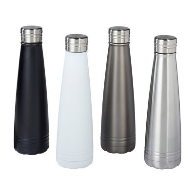 Вакуумная бутылка Duke с медным покрытием, черный-3