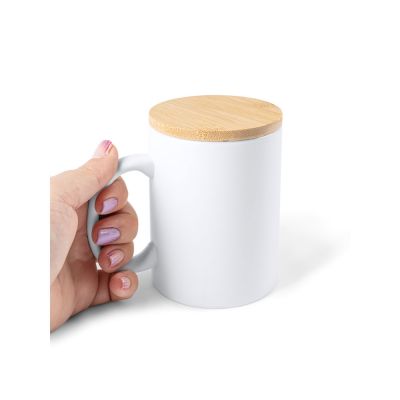 Керамическая кружка BERRY Eco line объемом 370 мл., белый-2