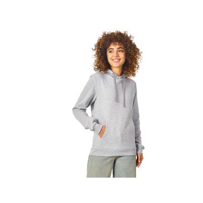 Толстовка унисекс Stream с капюшоном, серый меланж-2