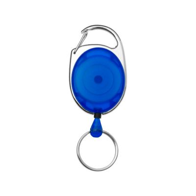 Брелок с ретрактором Demos, синий-1