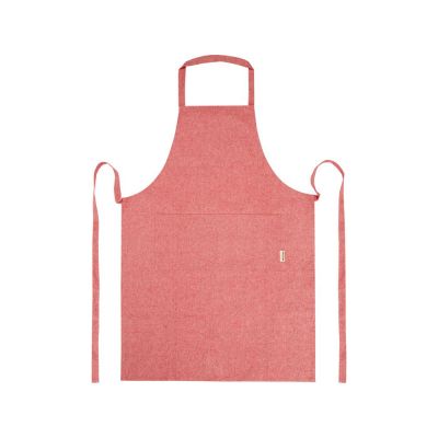 Pheebs 200 g/m2 recycled cotton apron, красный яркий-1