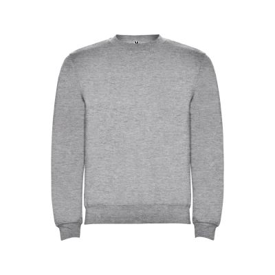 Свитшот с начесом Clasica детский, серый меланж-0