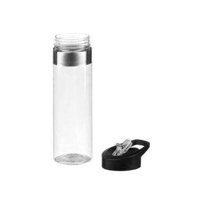 Бутылка для воды Pallant , тритан, 700мл, прозрачный/черный-1