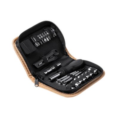 Набор инструментов Декер, 25 аксессуаров, бежевый-1