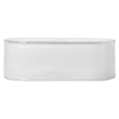 Ночник с беспроводной зарядкой и RGB подсветкой Miracle, 15 Вт, белый-3