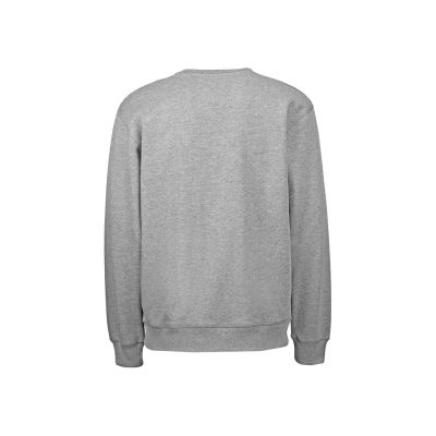 Свитшот оверсайз Lisbon унисекс, серый меланж-3
