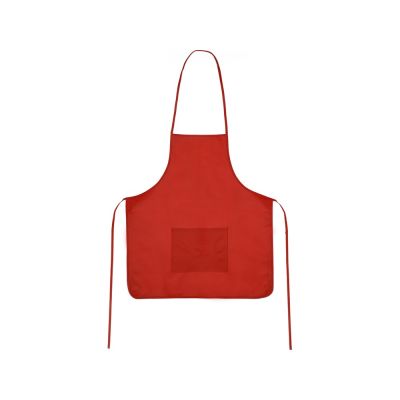 Фартук, красный, плотность 80г/м2-0