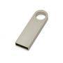 USB-флешка на 64 ГБ с мини чипом, компактный дизайн с круглым отверстием., серебро
