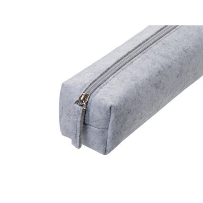 Пенал Felt из RPET-фетра, светло-серый-4
