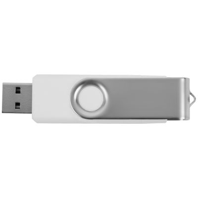 USB/micro USB-флешка 2.0 на 16 Гб Квебек OTG, белый-4