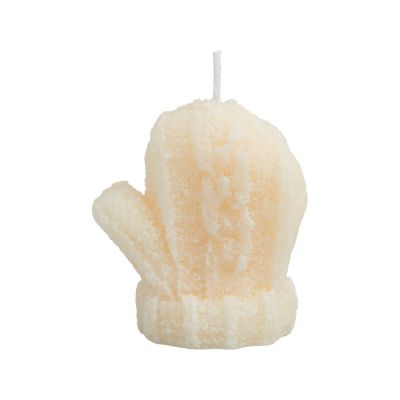 Свеча Рукавичка, молочный-1