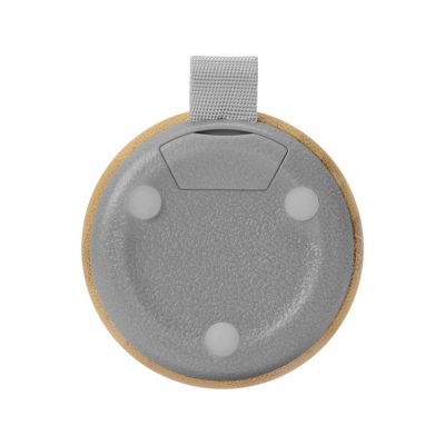 Портативная колонка из бамбука Bongo, натуральный-7