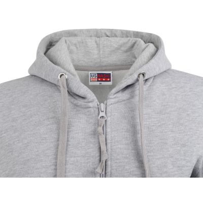 Толстовка на молнии Perform женская, серый меланж-4