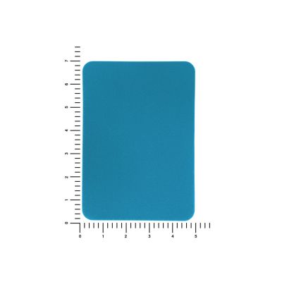 ПАТЧ ПРЯМОУГОЛНЫЙ nubuk (голубой) 5,0 х 7,0 см-2