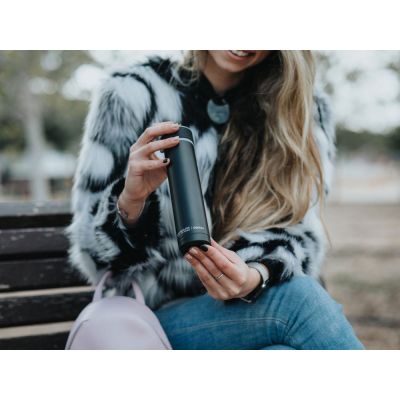 Термос SKINNY MINI, черный-13