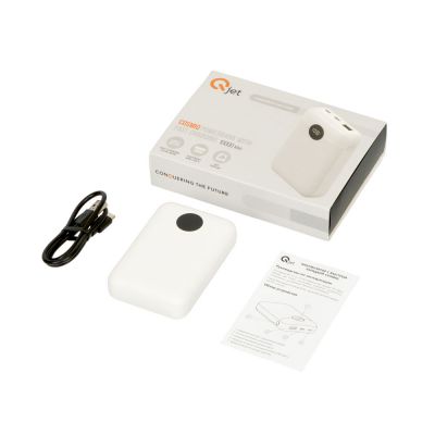 Внешний аккумулятор с быстрой зарядкой QC/PD CosmIQ, 10000 мАч, белый-6