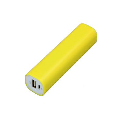 PB030 Универсальное зарядное устройство power bank  прямоугольной формы. 2200MAH. Желтый-0
