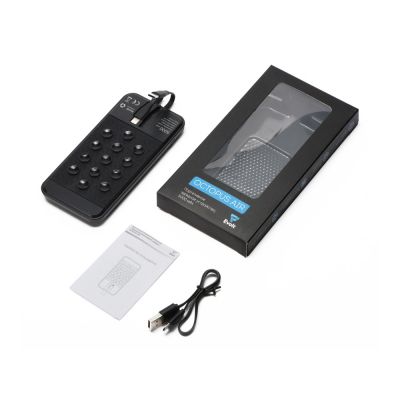 Портативное беспроводное зарядное устройство Octopus Air, 5000 mAh, черный-6