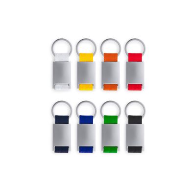 Брелок MINERAL, серебристый/красный-2