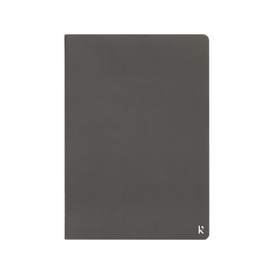 Комплект из двух блокнотов Karst формата A5 с листами из каменной бумаги, slate grey-1