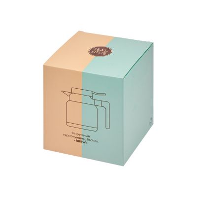 Кофепот с деревянной ручкой, 850 мл, серебристый-11