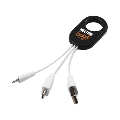 Кабель для зарядки 3-в-1, черный-4