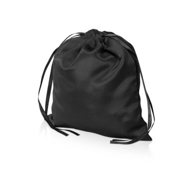 Мешочек подарочный сатиновый L, черный-0