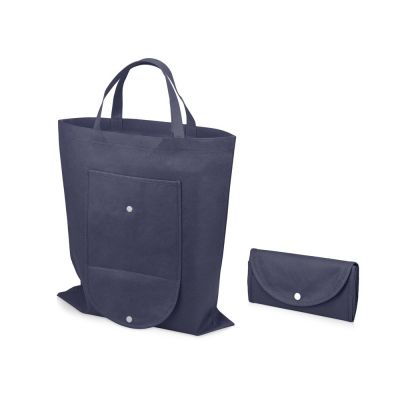 Складная сумка Plema из нетканого материала, темно-синий-0