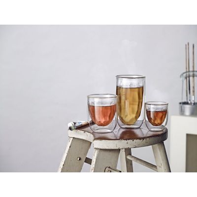 Стаканы Elements Metal 2 шт, 75 мл, прозрачный-2