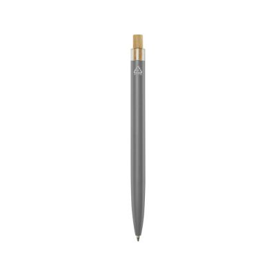 Nooshin шариковая ручка из переработанного алюминия, синие чернила - Серый-1