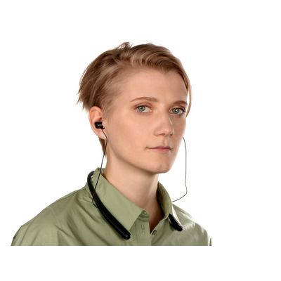 Беспроводные наушники с микрофоном Soundway, черный/белый-2