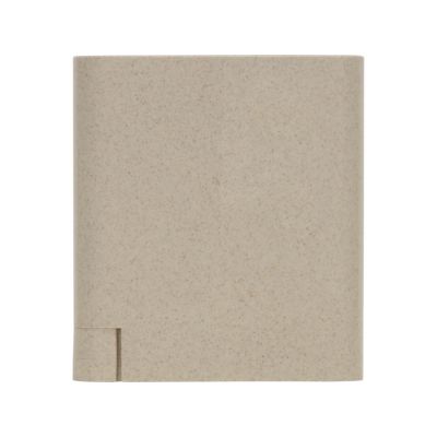 Настольный органайзер Cubic из пшеничного волокна с функцией беспроводной зарядки и выходами USB-8