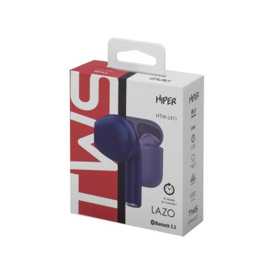Беспроводные наушники HIPER TWS Lazo X12 White (HTW-LX12) Bluetooth 5.3 гарнитура, Белый-3
