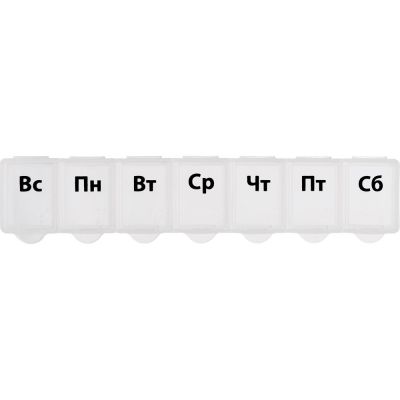 Футляр для мелочей One week, прозрачный-1
