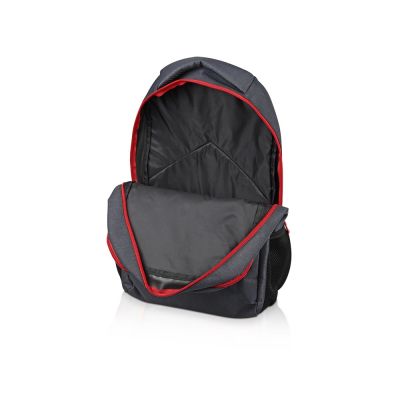 Рюкзак Metropolitan, серый с красной молнией и черной подкладкой-2