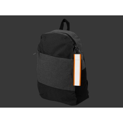 Светоотражающий брелок Reflector, серебристый/неоновый оранжевый-3