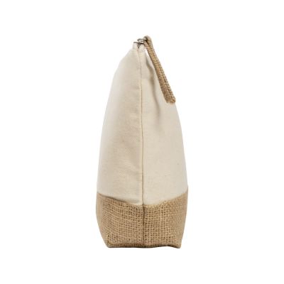 Косметичка Jute из хлопка и джута, натуральный-3
