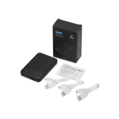 Внешний аккумулятор Evolt Mosaic, 5000 mAh, черный-3