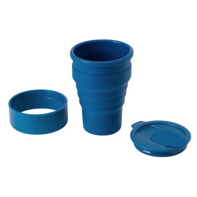 Силиконовый складной стакан GoCup, индиго-2