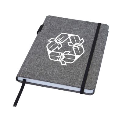 Блокнот Orin, формат А5, из переработанного ПЭТ, серый яркий-5