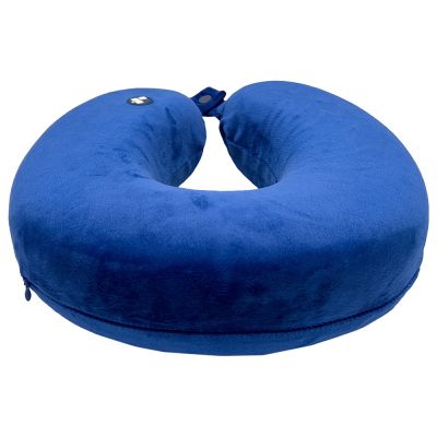 Подушка для путешествий с эффектом памяти Мемо Drowsy Royal Blue-3