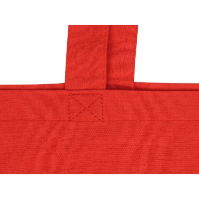 Сумка для шопинга Carryme 140 хлопковая, 140 г/м2, красный-4